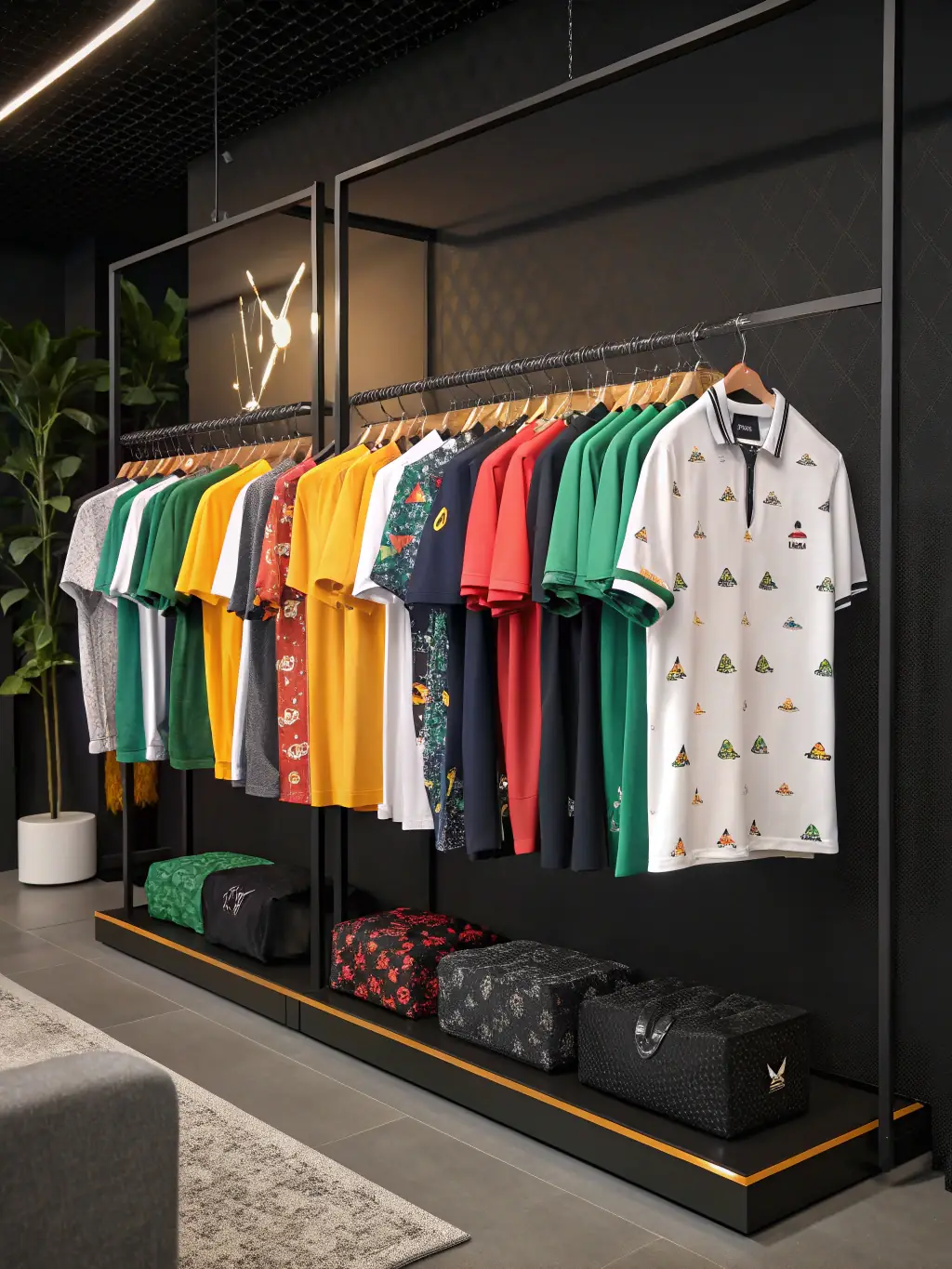 A vibrant, high-quality photo of a limited-edition graphic T-shirt featuring a bold, artistic design, displayed on a mannequin against a clean, modern background to highlight its unique appeal in the latest giveaway.